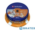 Verbatim DVD-R 16x 4.7GB Printable cake 25 szt