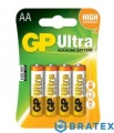 4X BATERIA GP ULTRA ALKALINE LR06 / AA