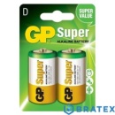 2 x bateria alkaliczna GP Super Alkaline LR20/D