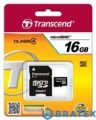 Transcend microSD 16GB Class4 + adapter