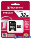 Transcend microSD 32GB Class10 + adapter PREMIUM