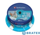 Verbatim CD-R 52x 700MB Printable cake 25 sztuk