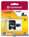 Transcend microSD 8GB Class4 + adapter