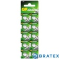 10 x bateria alkaliczna mini GP A76 / G13 / AG13 / L1154 / LR44 / 157 / V13GA / RW82