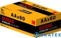 60x Bateria Kodak XTRALIFE ALKALINE LR6/AA zestaw promocyjny